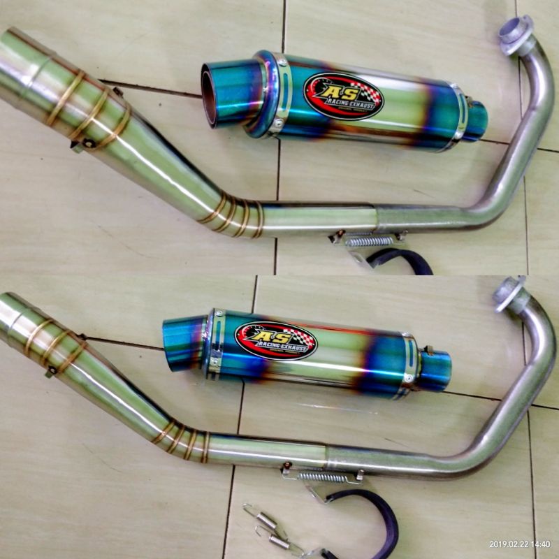 Knalpot racing satria Fu Vixion new old CBR150R new CB150R sonic150r mx135 Jupiter z Vega knalpot ra