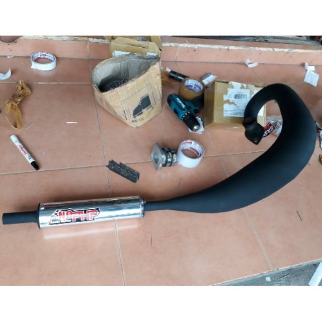 knalpot NO PHP racing lopster slincer dop