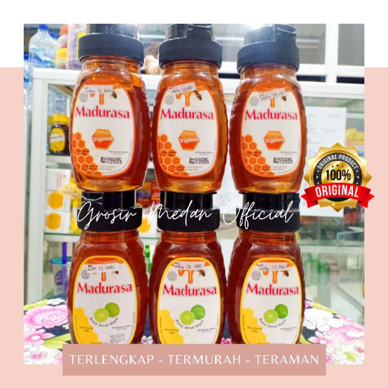 MADURASA ORIGINAL BOTOL JERUK NIPIS MURNI PREMIUM MADU ALAMI MADU SEHAT