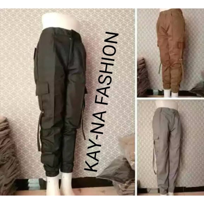 CELANA CARGO JOGER WANITA#CELANA CARGO#JOGER CARGO#CARGO DRILL