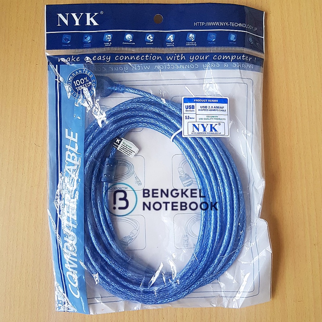 Kabel USB Perpanjangan 5M Cowok Cewek NYK