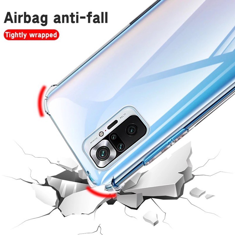 anticrack Xiaomi Redmi Note 7 9 10 10s PRO case cover anti crack fuze acrylic