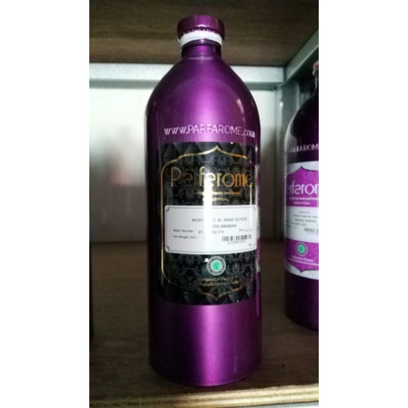 BIBIT PARFUM MUKHALAT AL ARAIS BY SWISS ARABIAN PREMIUM STIKER HITAM SEGEL 1 KG PRODUK PARFAROME
