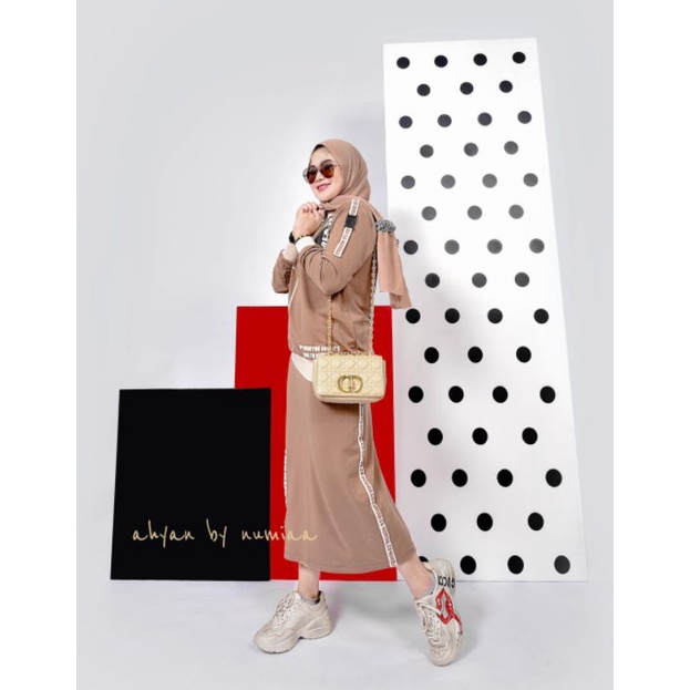 AHYAN BY NUMIA/set numia terbaru/set rok numiaa