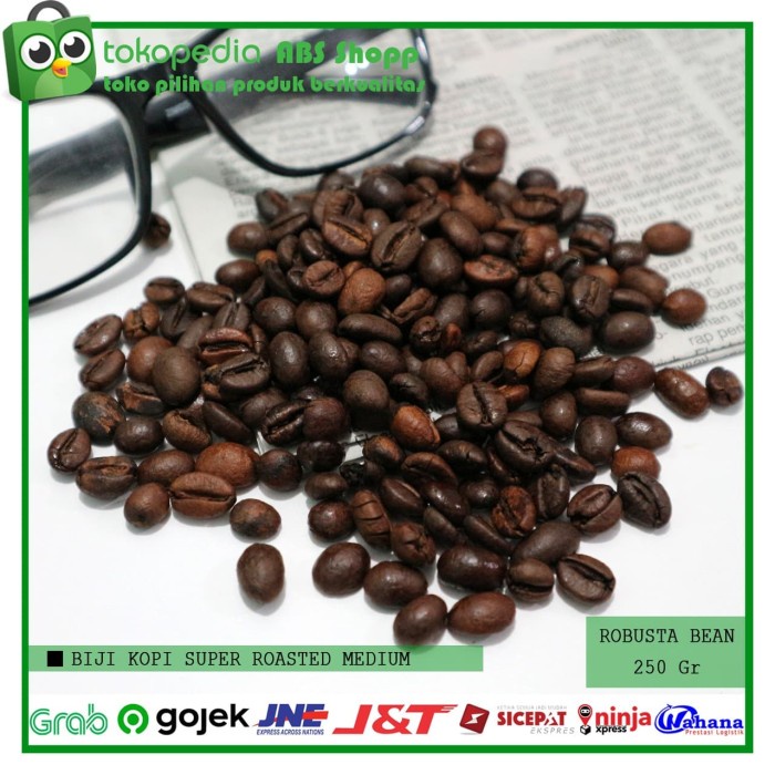 

kopi-biji- biji kopi robusta super roasted 250gr -biji-kopi.
