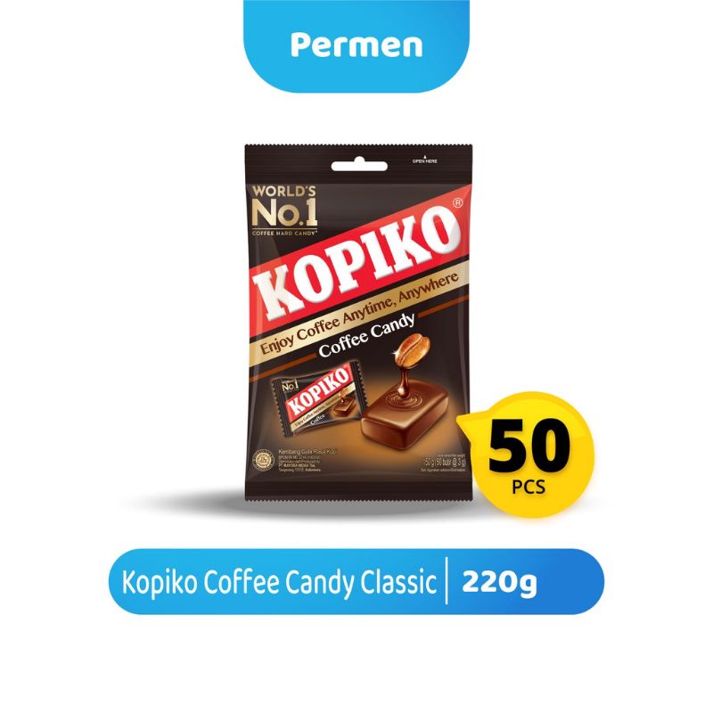 

Kopiko Coffee Shot Classic Zak 150 gr @50 pcs