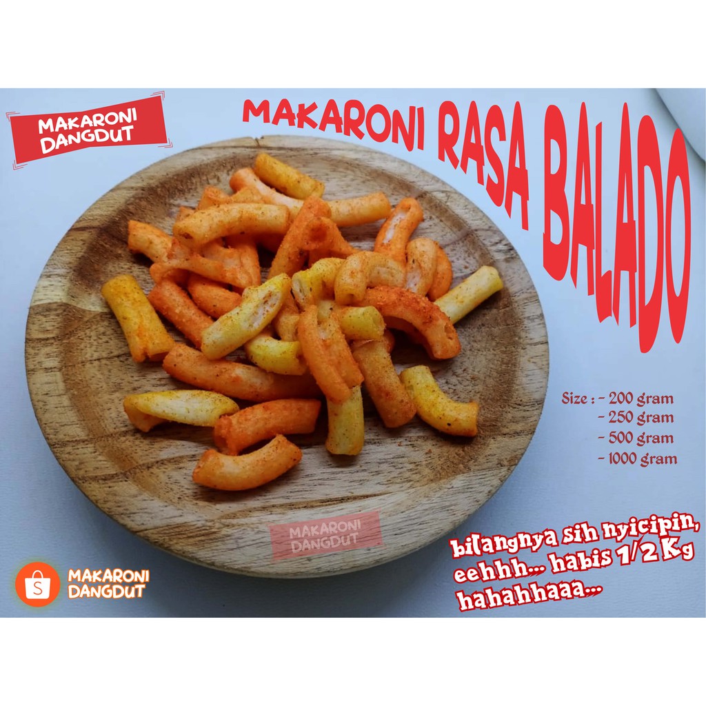

Makaroni Dangdut - Balado 250 gram