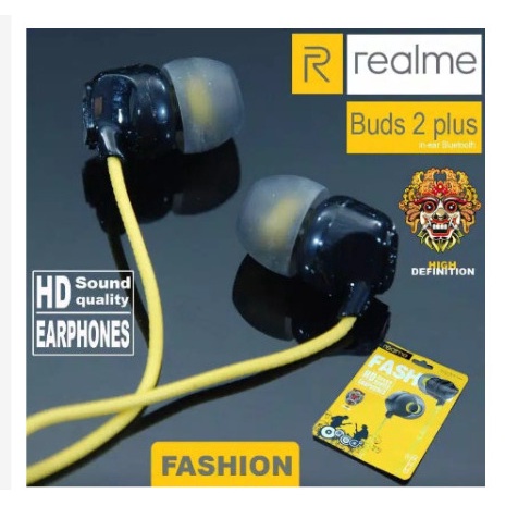 Headset Realme R50 Buds 2Plus Bass / Earphone Hansfree HF Realme R50 Plus