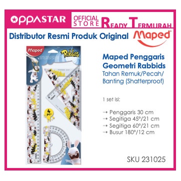 

Cuci Gudang Penggaris Segitiga Busur Geometri Maped Set 4 30 Cm Rabbids Berkualitas
