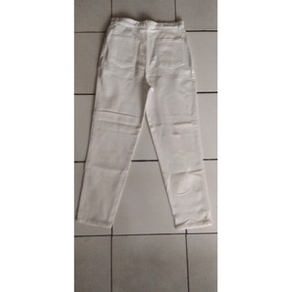  Celana  Jeans  putih dan abu  abu  Thrifting Shopee Indonesia