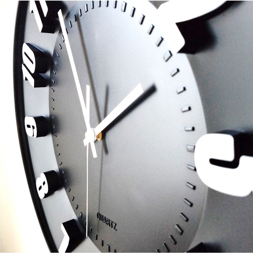 Jam Dinding Aesthetic 40cm Jam Dekorasi Pajangan Dinding Minimalis Free Baterai