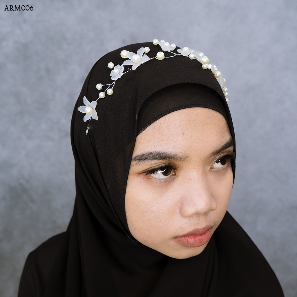 [PALING LARIS] HEADPIACE CROWN WEDDING AKSESORIS MODERN FASHION WANITA ARM006