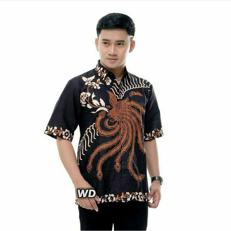 BAJU KOKO PRIA DEWASA LENGAN PENDEK  BAHAN KATUN TOYOBO - KOKO KURTA PAKISTAN -Hem Batik Printing Murah