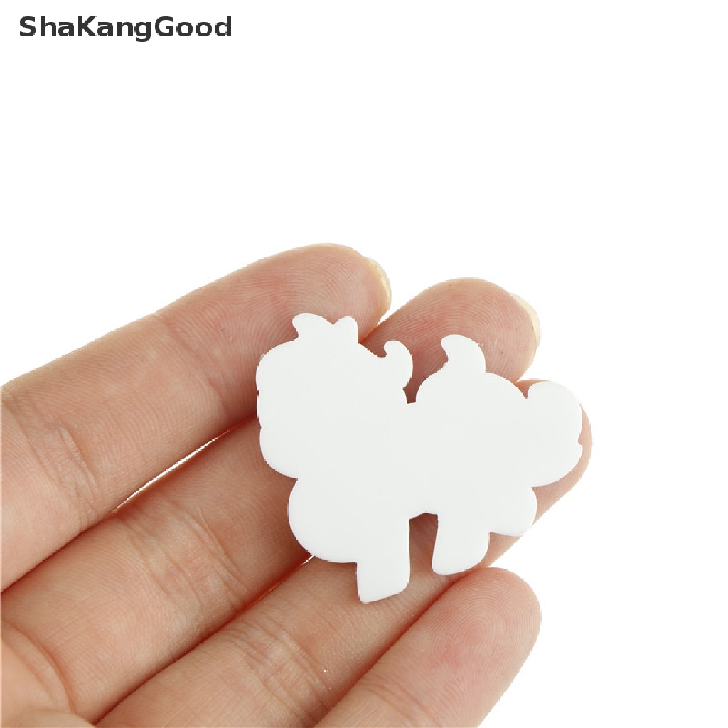 Skid 5pcs Cabochon Flat Back Bentuk Unicorn Bahan Resin Untuk Dekorasi Handphone DIY