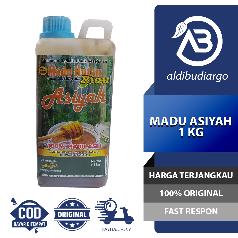 

MADU HUTAN RIAU ASIYAH PLUS ROYAL JELLY DAN BEE POLLEN 1 KG