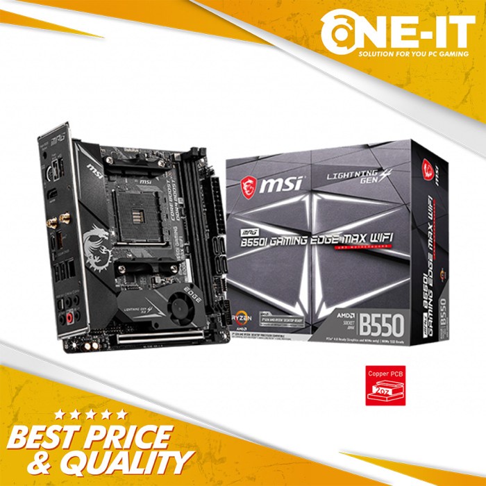 Motherboard MSI MPG B550I GAMING EDGE MAX WIFI AM4 AMD B550
