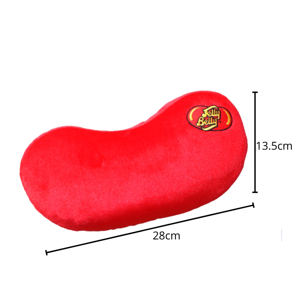 Jelly Belly Bantal Kepala Leher Jok Kursi Mobil Bentuk Kacang Car Neck Cushion