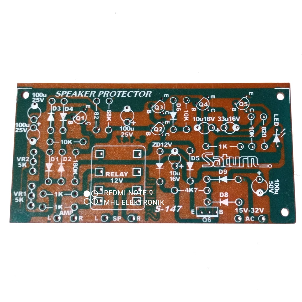 PCB 2 Way Speaker Protector Saturn S-147