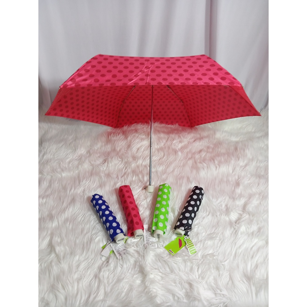 Payung Lipat 3 Pensil motif polkadot FANCY BEST QUALITY_L3-M001