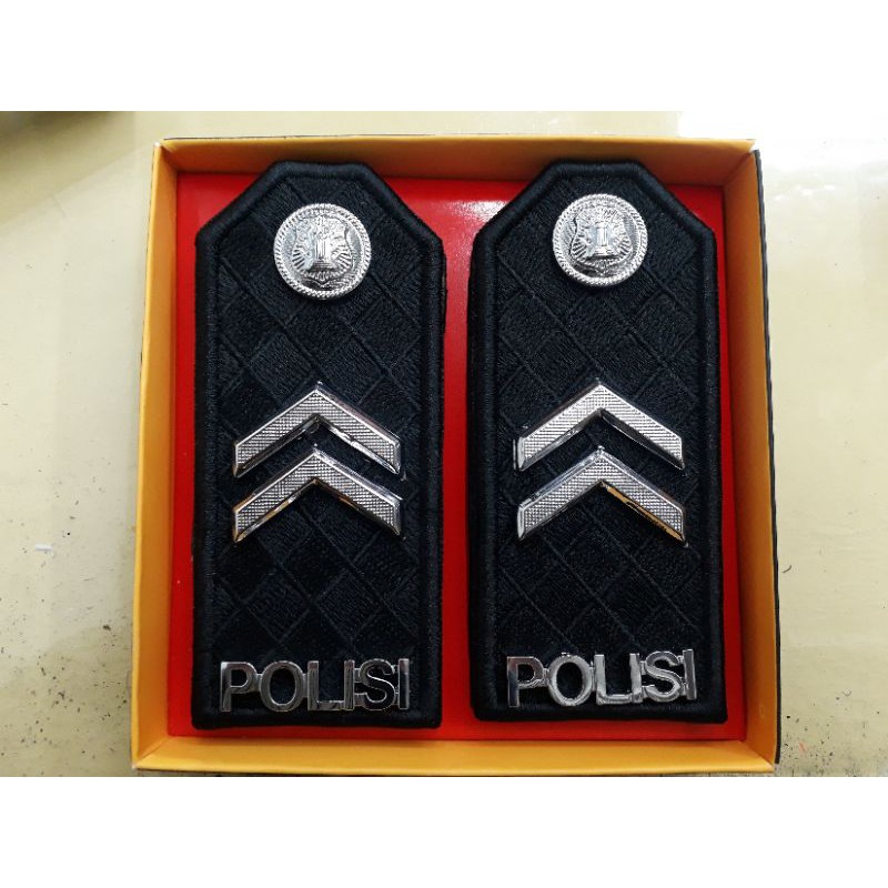 Pangkat Polisi PDU Briptu|Topi Polisi|Kaos Polisi|Sabuk Polisi|Kopel Polisi|Wing Polisi|Monogram|Tas