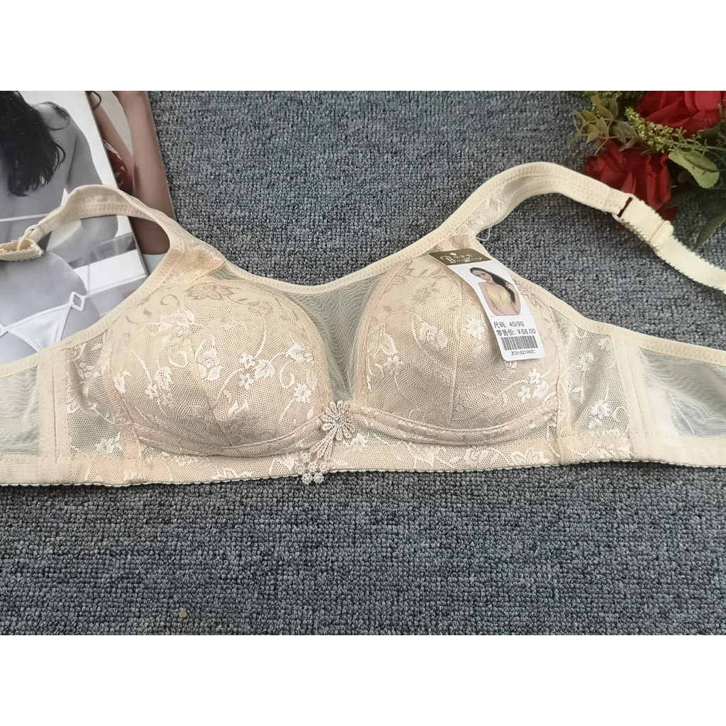 Bra / Bh wanita 3106  CUP B import tdk ada kawat tdk ada busa ( promo beli 4 free masker )