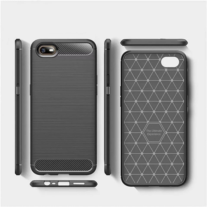 OPPO A33 NEO 7/A37 NEO 9/A39/A57/A1K/A3S/A83/A71 CASE SOFTCASE BLACK CARBON