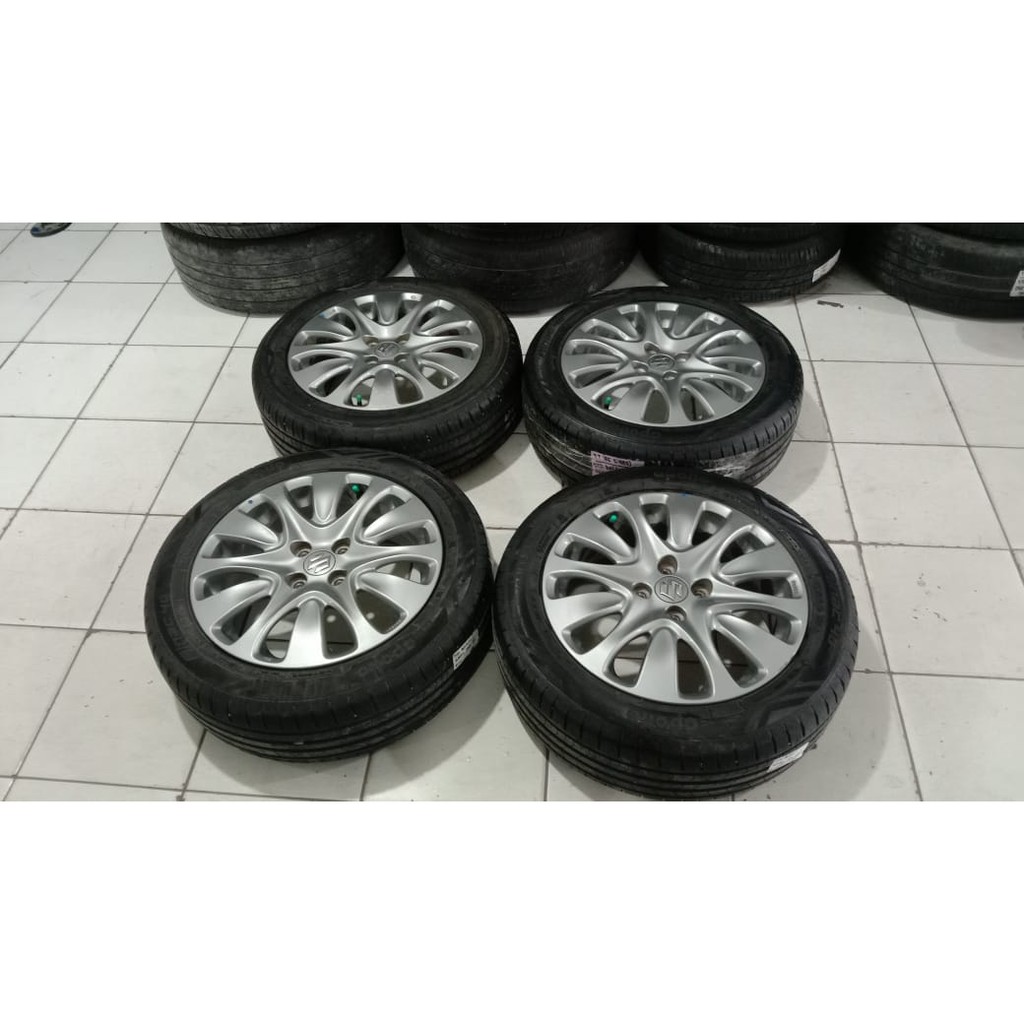 Velg Standar Baleno Bekas R16 Lobang 4x100 Ban 195 55 R16