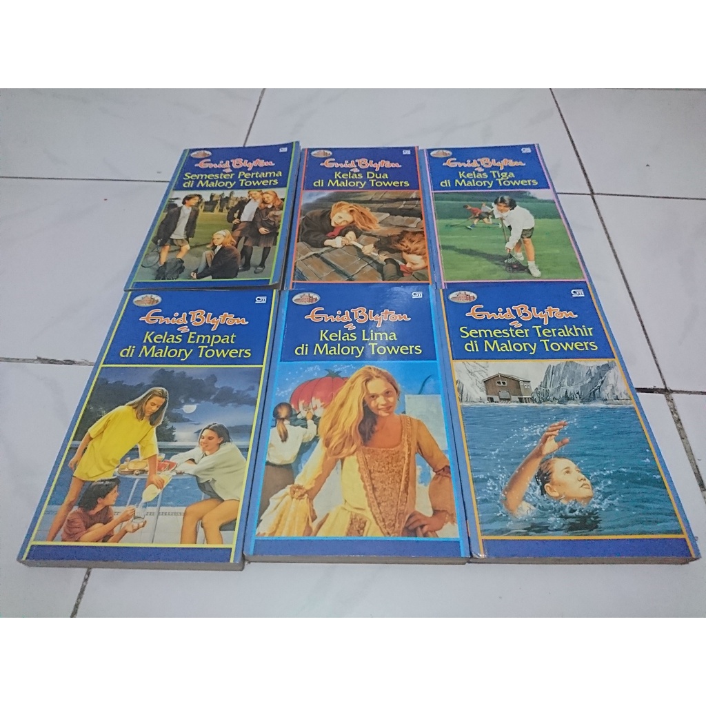 Novel enid blyton paket lengkap seri malory towers
