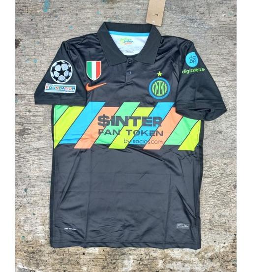 ♟ Fullpatch Full patch Jersey TERBARU Inter Milan 3rd Third 2021/2022 grade ori official SMLXL 2XL ⅍