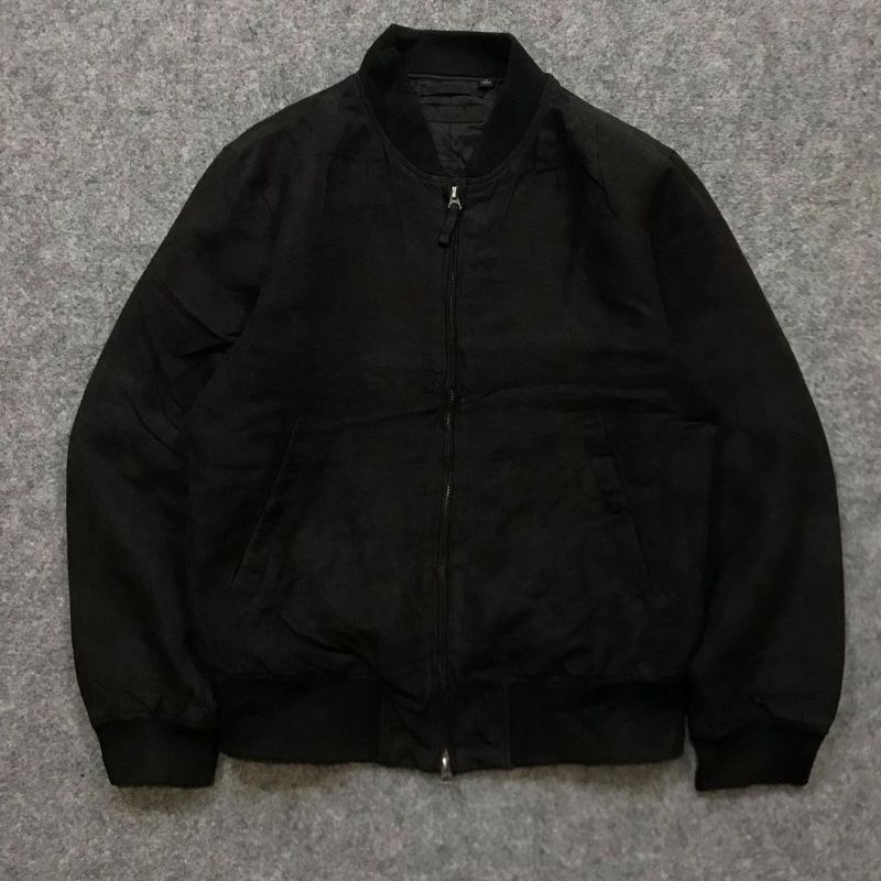 BOMBER UNIQLO SUEDE BLACK