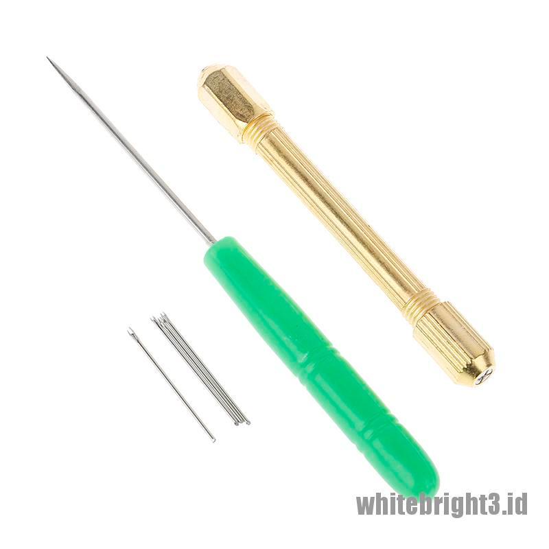 (white3) 1 Set / 6pcs Rambut Boneka DIY Ukuran 0.6 / 0.8 mm