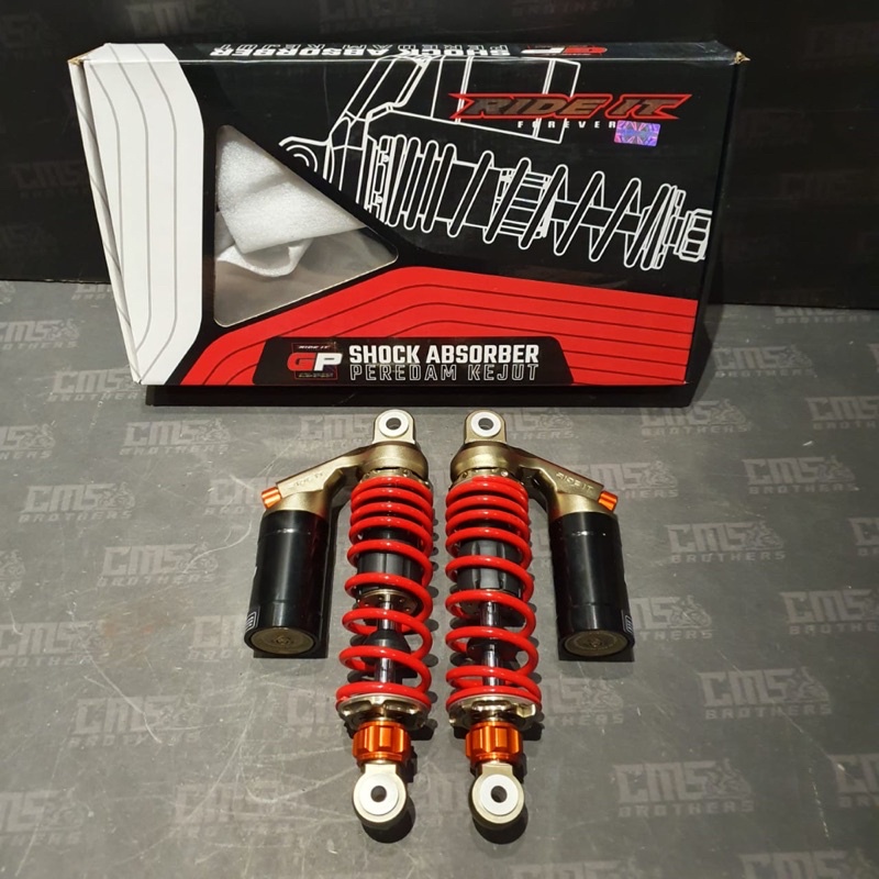 Shockbreaker Sok Tabung Ride It GP Premium 280mm Double Click Titanium