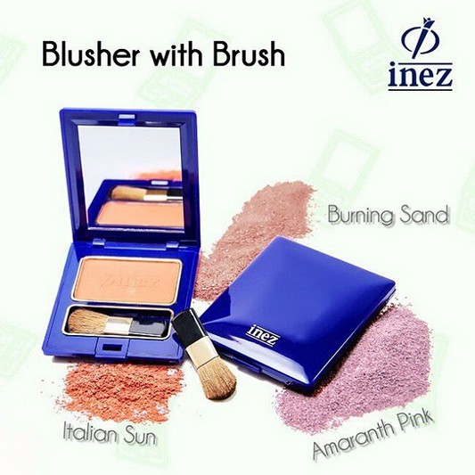 Inez Color Contour Plus Blusher with Brush  / blush on