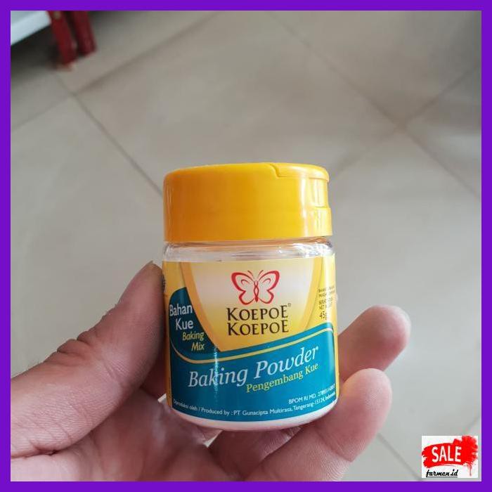 

DERPOWBAKING- BAKING POWDER KUPU KUPU/KOEPOE KOEPOE 45 GR -ASLIII.