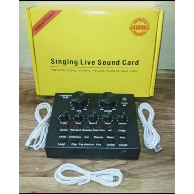 sound card V8 mixer soundcard V8 bluetooth audio