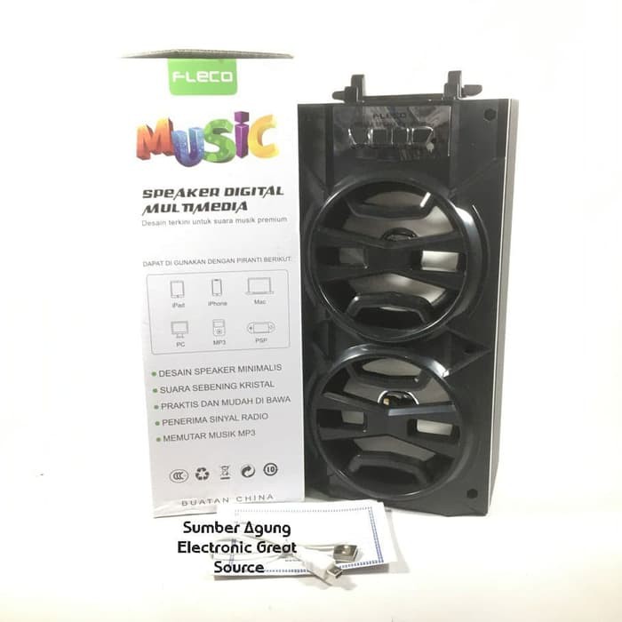 Speaker Digital Multimedia Fleco F2297 Pemutar Music MP3