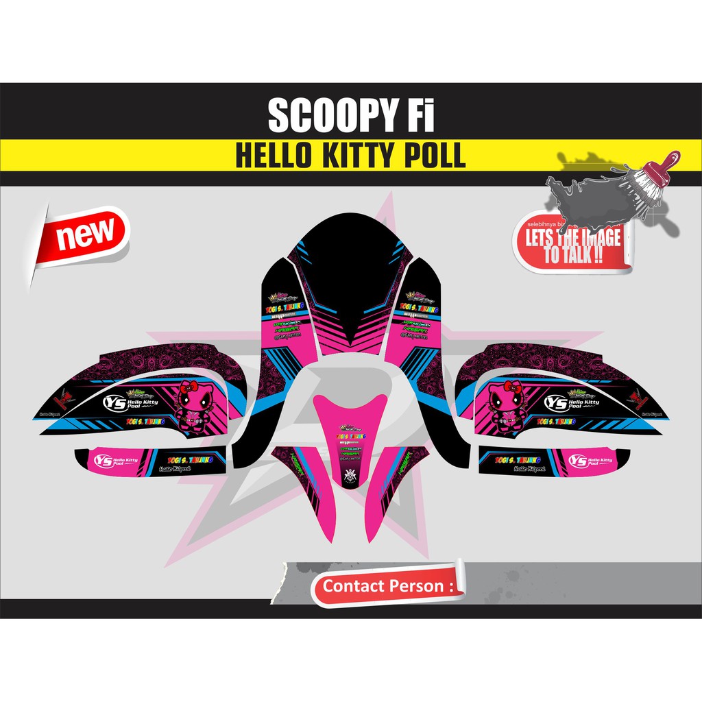 Decal Stiker Honda Scoopy Fi Hello Kity Poll Shopee Indonesia Decal Stiker Honda Scoopy Fi Hello Kity Poll Shopee Indonesia