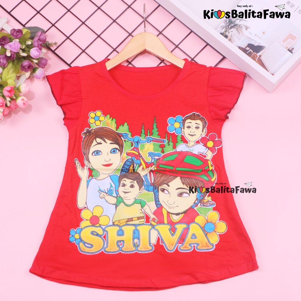 (LEBIH HEMAT ISI 3 PCS) Kaos Gemess 2-4 Tahun / Baju Anak Perempuan Lengan Pendek Karakter Polos Kartun Princess