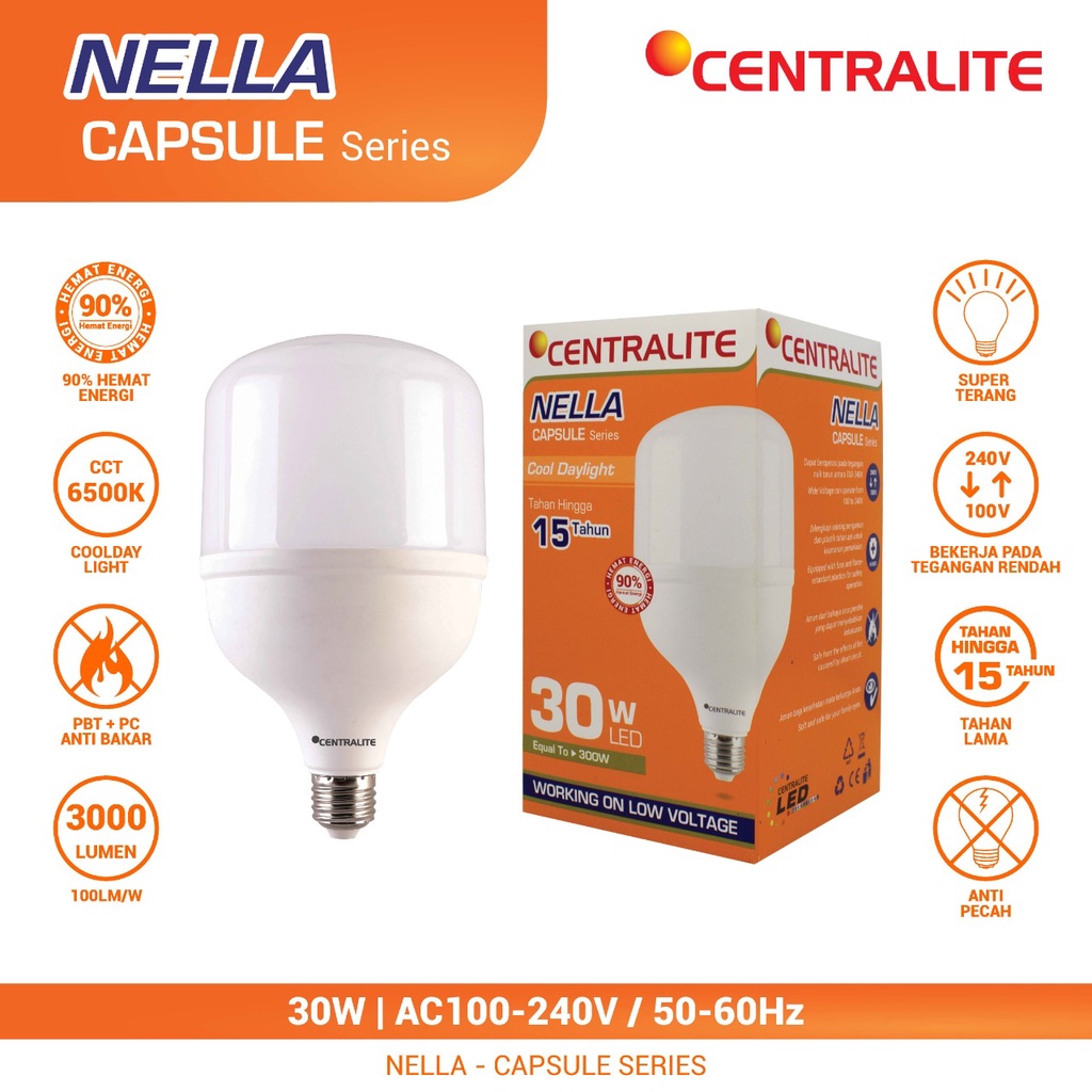 Grosir Lampu Centralite Nella 30w 30watt 30 watt Capsule