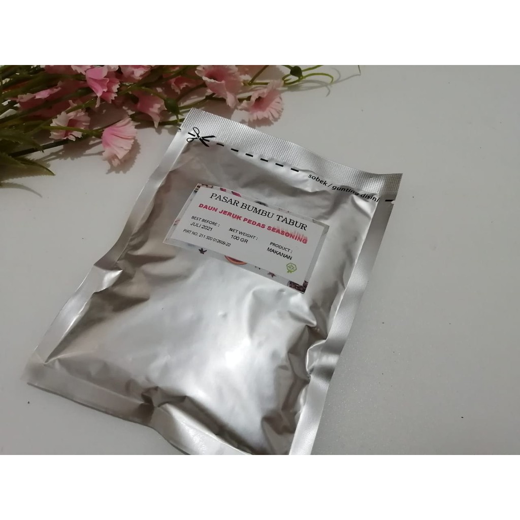 

BUMBU TABUR DAUN JERUK PEDAS SEASONING 100 GR BUBUK MAKANAN SERBAGUNA ENAK MURAH HALAL