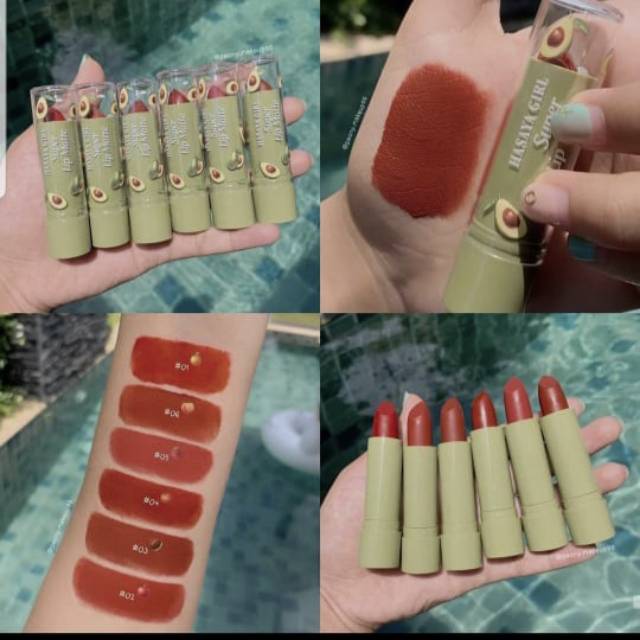 ( ECER ) HASAYA GIRL SUPER MATTE LIPSTICK