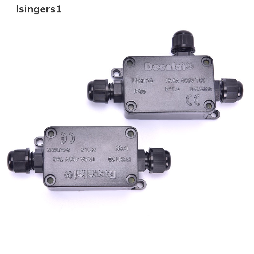 (lsingers1) Kotak Junction Box Elektrik Anti Air / UV Bahan Plastik Untuk Outdoor