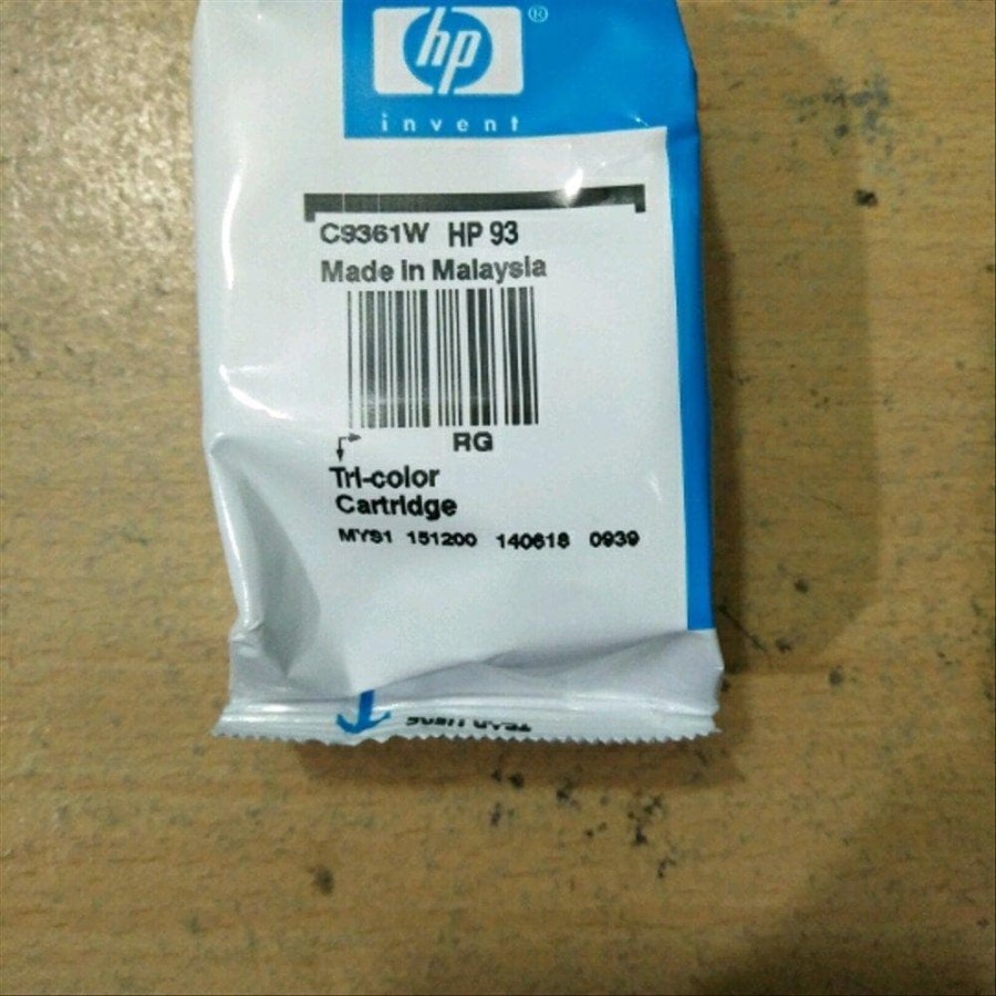 Tinta Cartridge HP 93 Color Tanpa dus Original