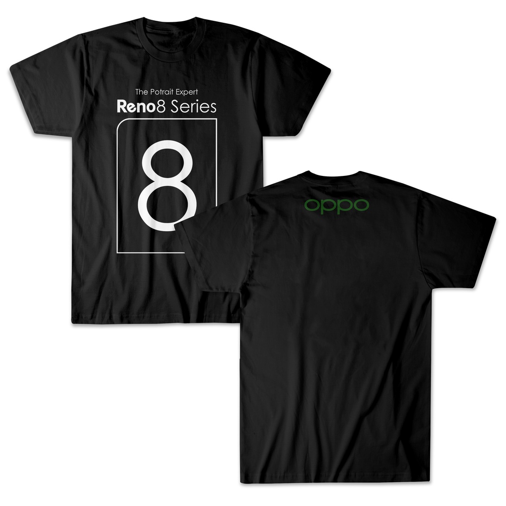 BAYAR DI TEMPAT Promo Baju Kaos LOGO OPPO RENO 8 SERIES