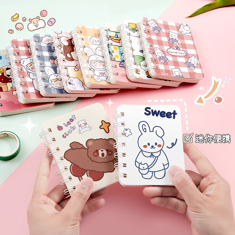 

NOTEBOOK RING MOTIF - BUKU CATATAN MINI - BUKU CATATAN SEKOLAH