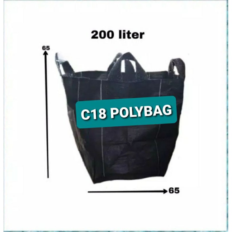 PLANTER BAG HITAM 200 LITER