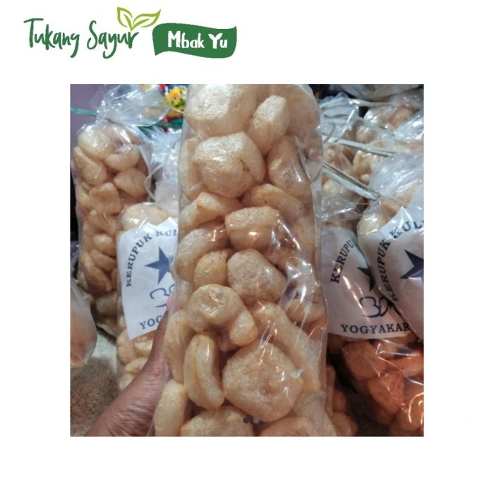 

Kerupuk kulit sapi mateng se plastik sedang