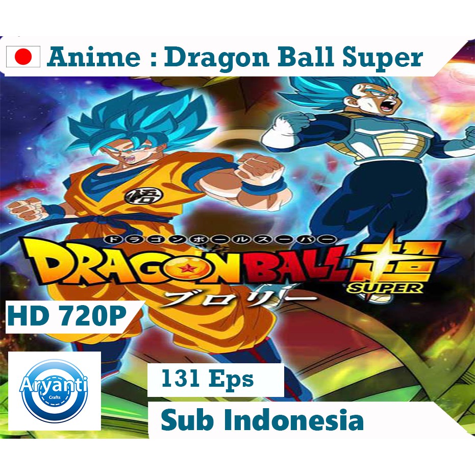 KASET DVD DRAGON BALL SUPER HD 720P SUB INDONESIA