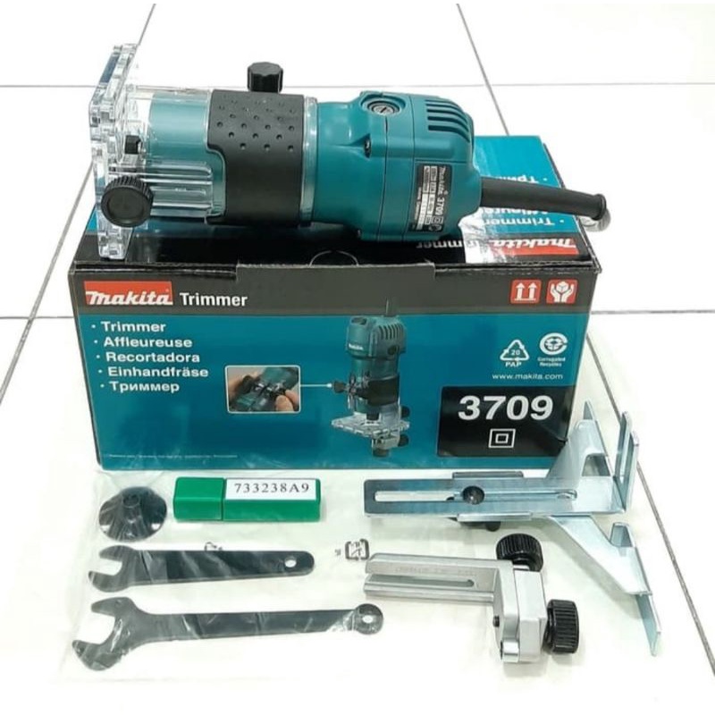 Mesin Trimmer Kayu MAKITA  Mesin Router Profil Kayu Makita 3709 6mm