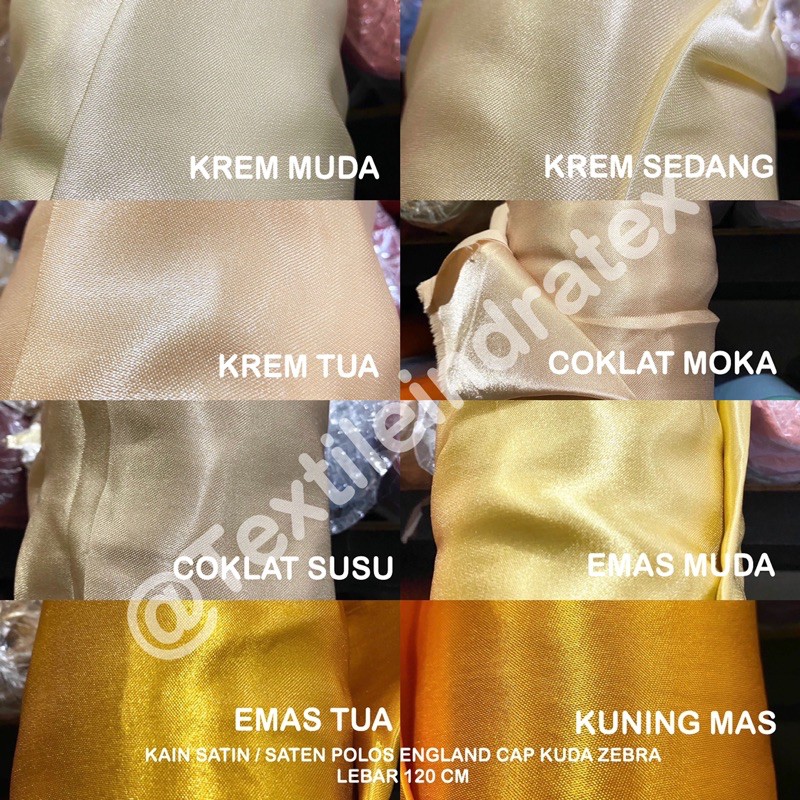 ( per 1 roll ) Kain satin polos saten SILK ENGLAND CLARISSA BRIDESMAID Lebar 120 cm bahan SCHRUNCHIE BAJU DRESS KERUDUNG JILBAB HIJAB DEKORASI NATAL CRAFT HAMPERS PARSEL bukan velvet